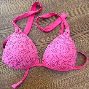 Hula Honey Barbie Pink Bikini Top